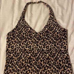 Halter Cheetah Top